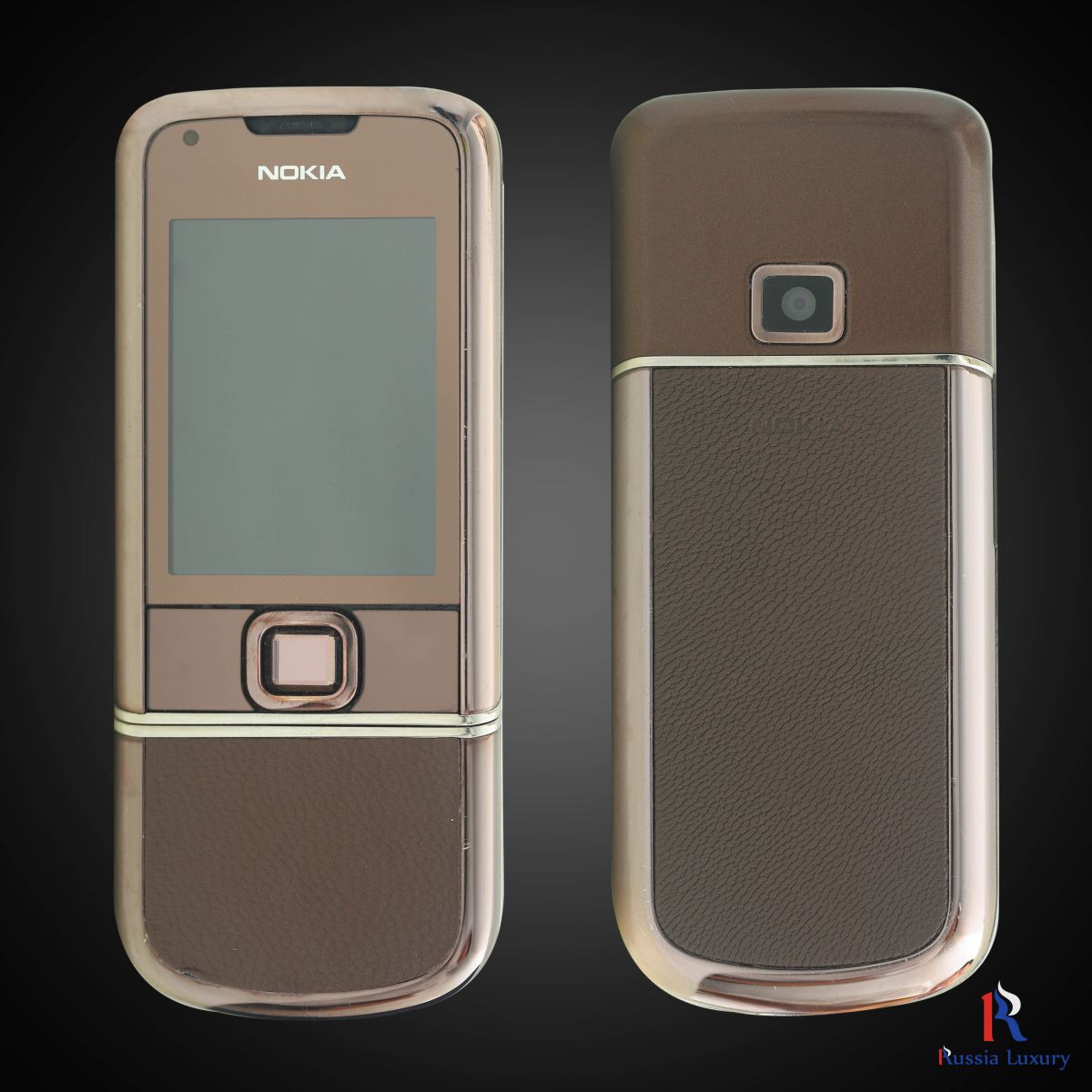 Nokia 8800 Arte Rose Gold Da Cá Sấu - HPC Luxury